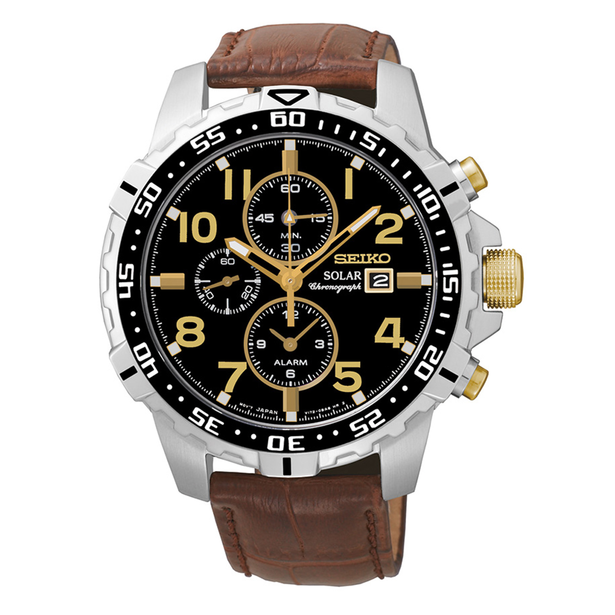 Seiko solar chronograph discount alarm